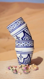Verre beldi bleu