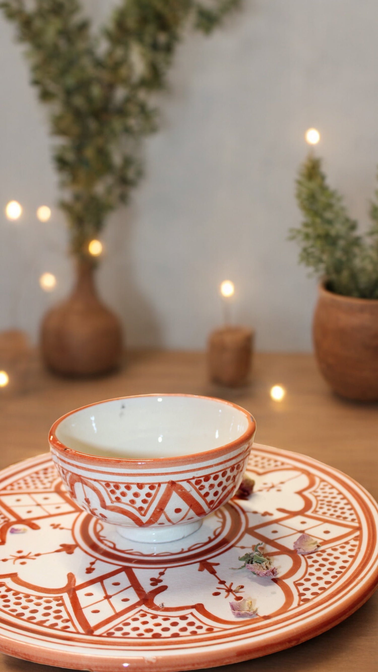 Assiette beldi orange