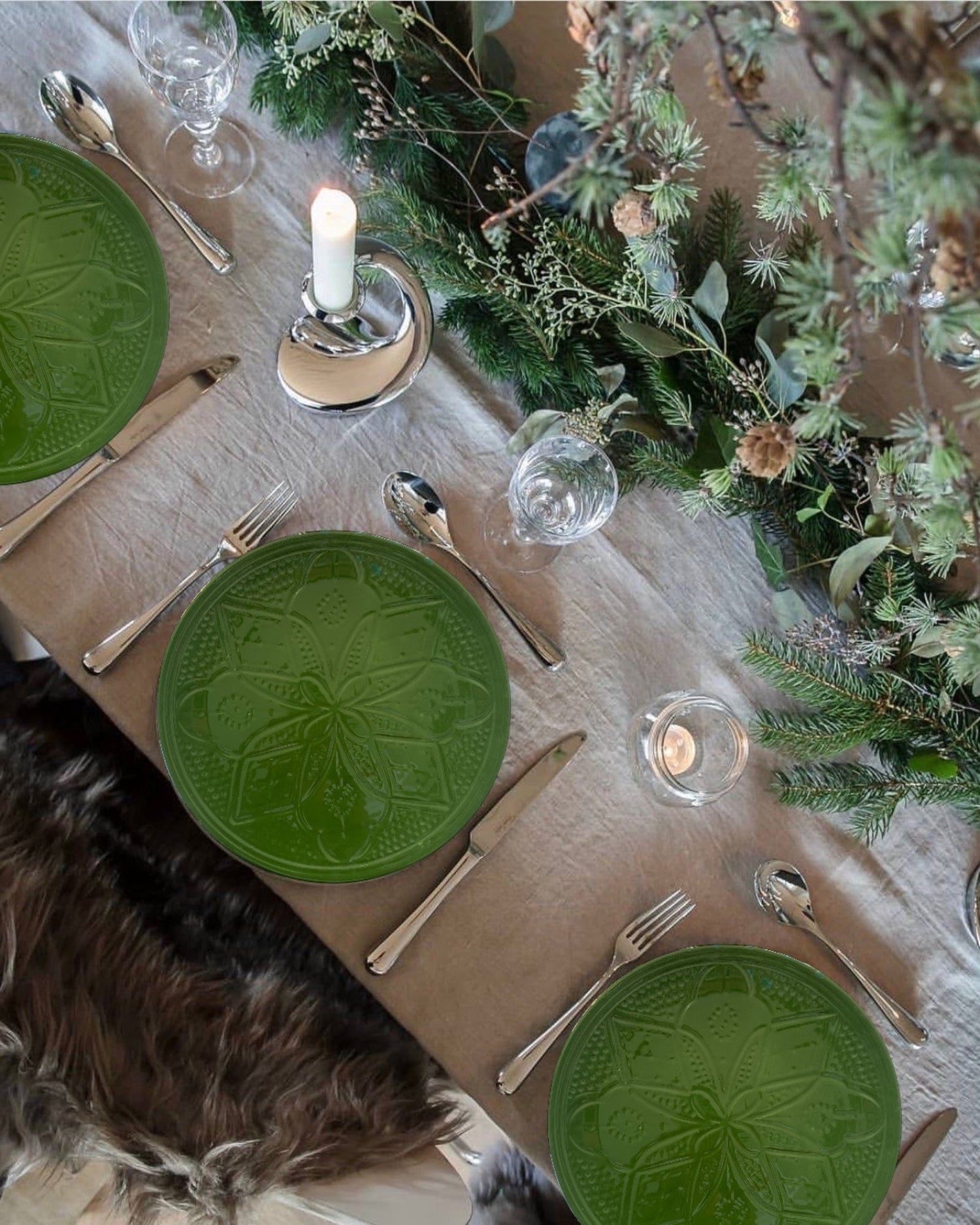 Assiette Zwak Verte