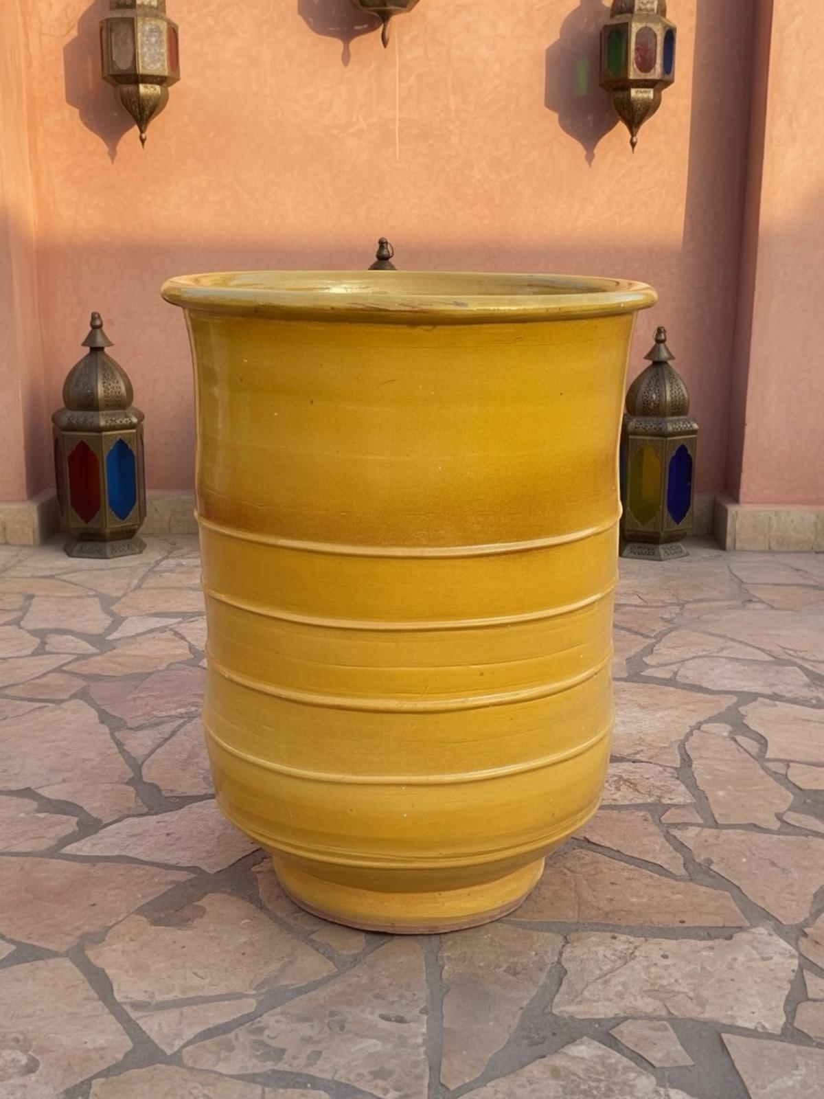 La Jarre Marrakech Jaune Safran